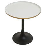 Corra Side Table With Column Base