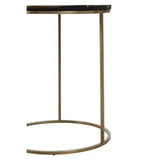 Aris Black And Gold Side Table