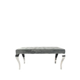 Lewis Dark Grey Bench 110cm