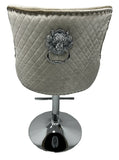 Mayfair Mink Lion Knocker Bar Stool